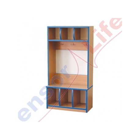 Regał szatniowy otwarty