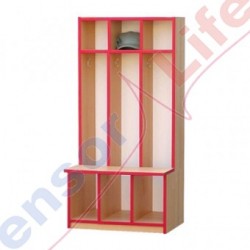 Regał szatniowy standard